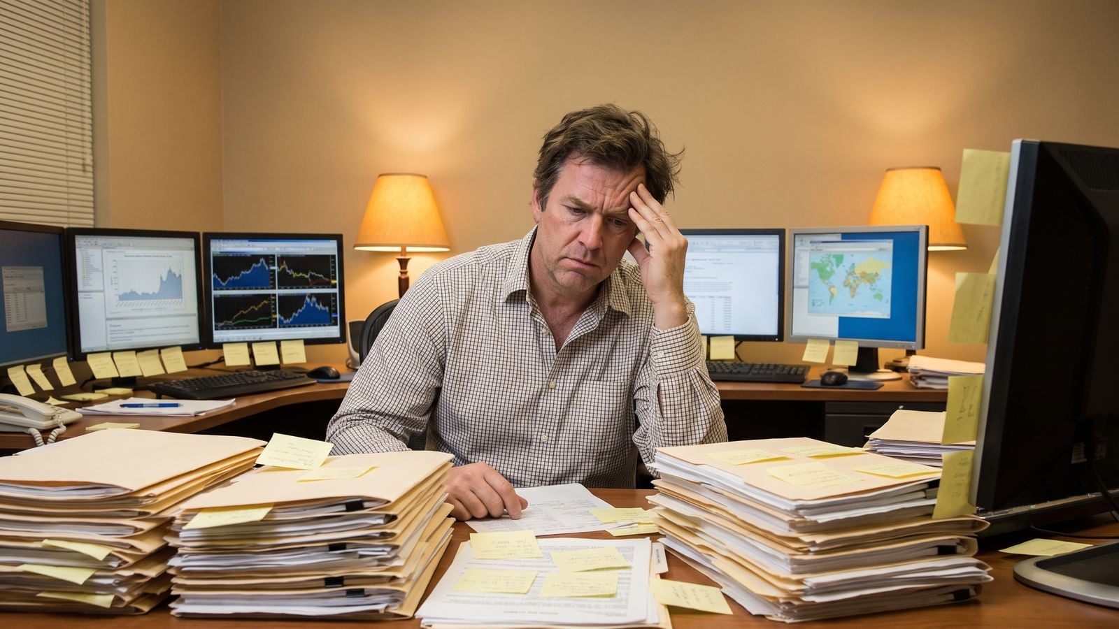 A support rep on the phone fielding back-to-back shipment status calls
