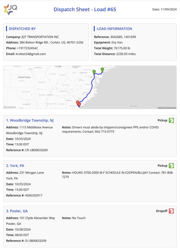Empty Time Report, Dispatch Sheet, Top Destinations in Spot Matrix, Appointment Types & More