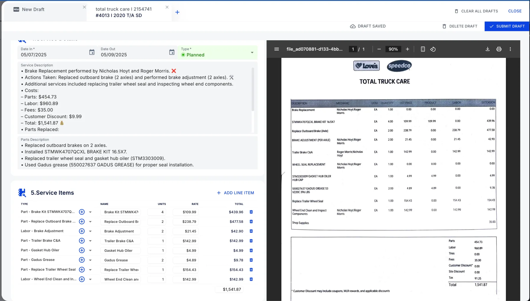 Maintenance V2 AI Log Entry, EDI Upgrades, Multi-Stop Route Revamp, Split by Miles & More!