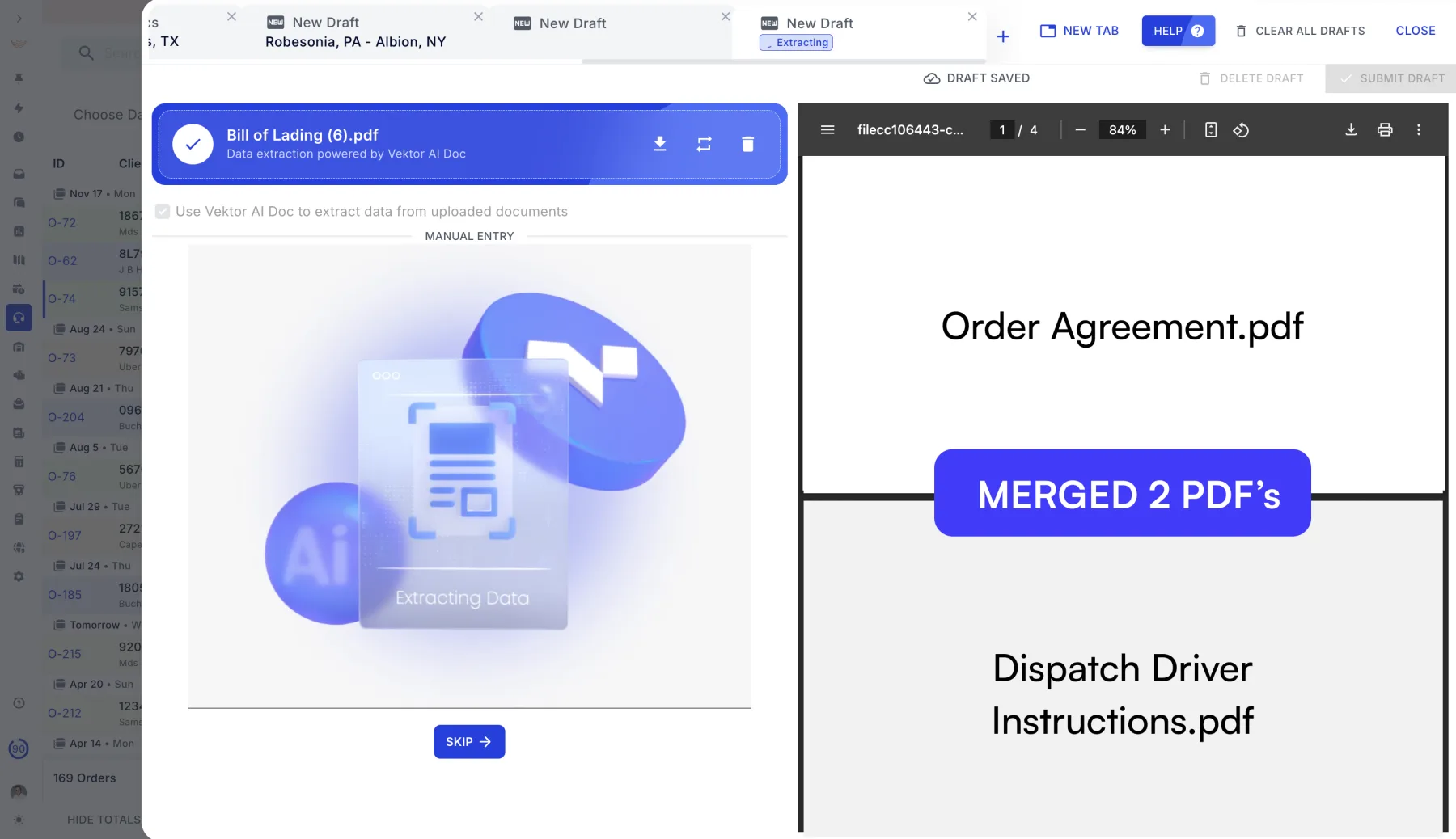 AI Entry Supercharged - Smarter Load Building & Effortless Dispatch