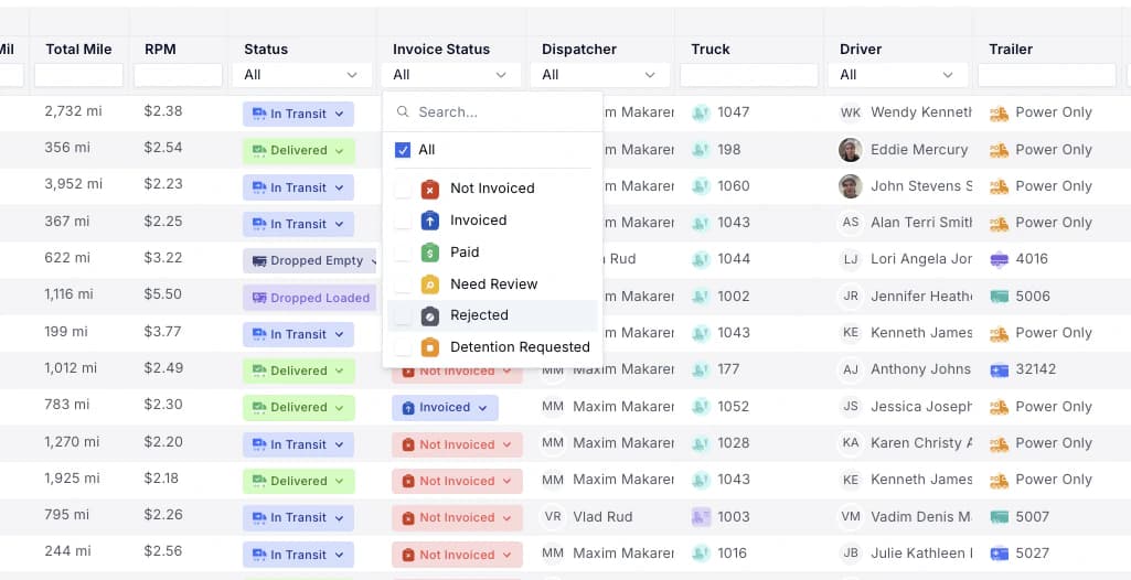 Spot Rate Matrix, Actual Mile Calculation, Drop Trailer Functionality, Custom Domain Settings & More