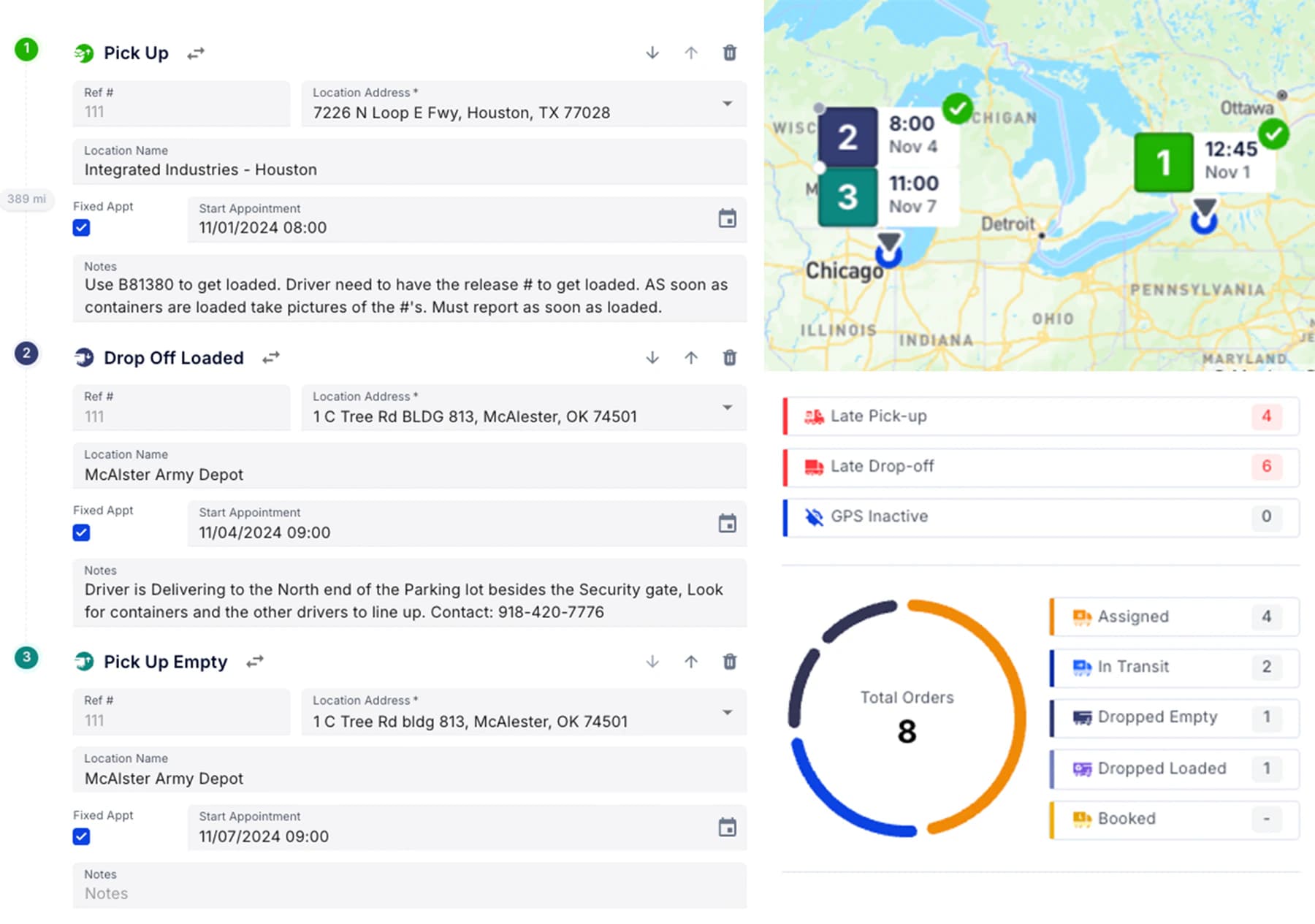 Spot Rate Matrix, Actual Mile Calculation, Drop Trailer Functionality, Custom Domain Settings & More
