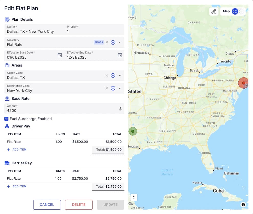 Trailer Continuity, Streamlined Invoicing, Advanced Rate Matrix, Amazon Relay Integration & More!