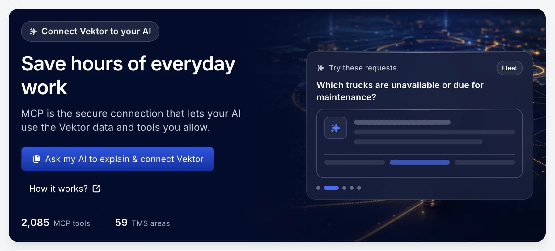 Connect your own AI assistant to the dashboard
