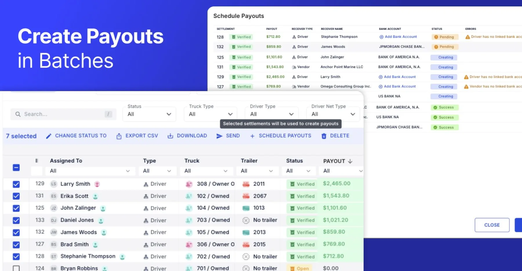 Direct Vendor Charging, Instant Batch Payouts, Streamlined Manifest Merges, Advanced EFS Logging & More Cycle Configs